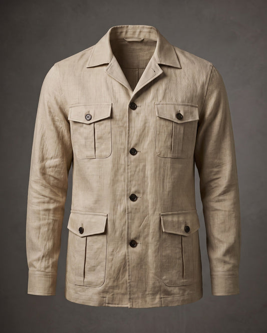 Ramiro Hemp Blend Safari Jacket